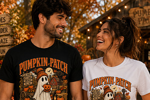 Pumpkin Patch Fall Forever Cute png