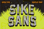 Sike Sans Font, a Sans Serif Font by Joshua Swain (Thumbnail 1 of 9)