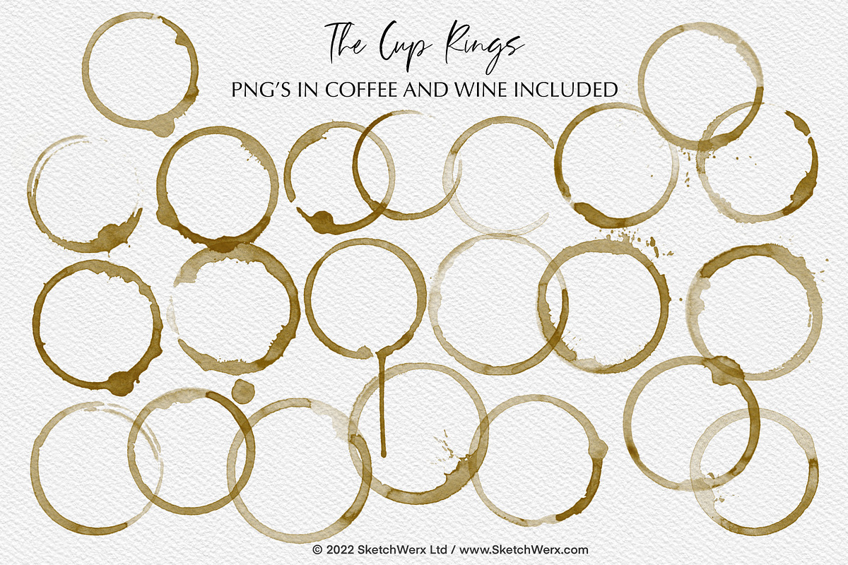 Cup Rings & Drips - for Procreate preview 7