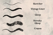 Vintage Procreate Brush Kit, a Brush Add-On by KJP Designs (Thumbnail 6 of 6)