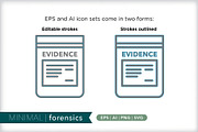 Minimal forensics icons, an Outline Icon by Picture Window (Thumbnail 3 of 5)