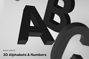 3D Alphabets & Numbers, a 3D by neueworld (Thumbnail 1 of 6)