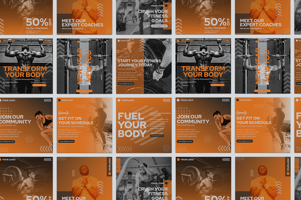 Fitness and Wellness Instagram Post, a Social Media Template by StreaksideStd (Photo 3 of 3)
