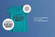 Woman T-Shirt Mockup, a Shirt Mockup by GraphicHero (Thumbnail 2 of 5)