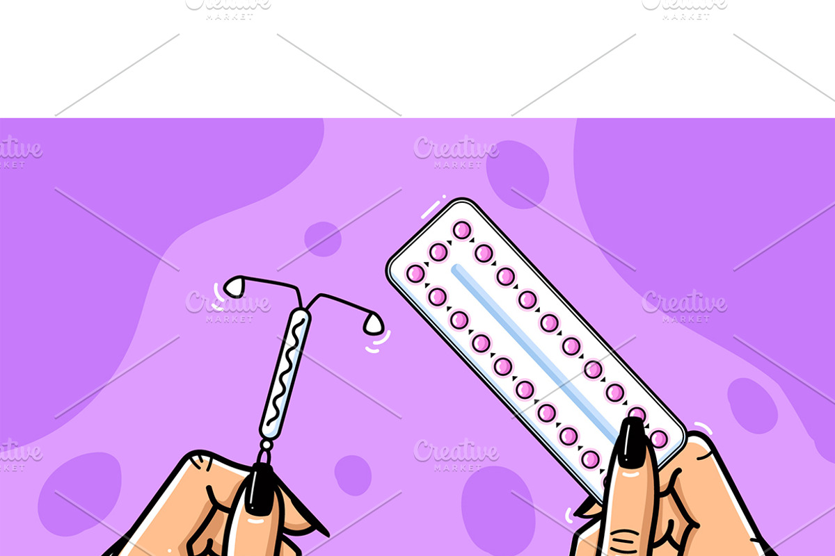 Female Contraception Methods, a Healthcare Illustration by MISS CHATZ (Photo 3 of 3)