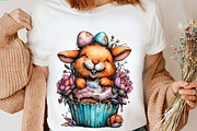 Whimsical Easter Bunny Clipart, an Illustration by Canvas Craft (Thumbnail 4 of 6)