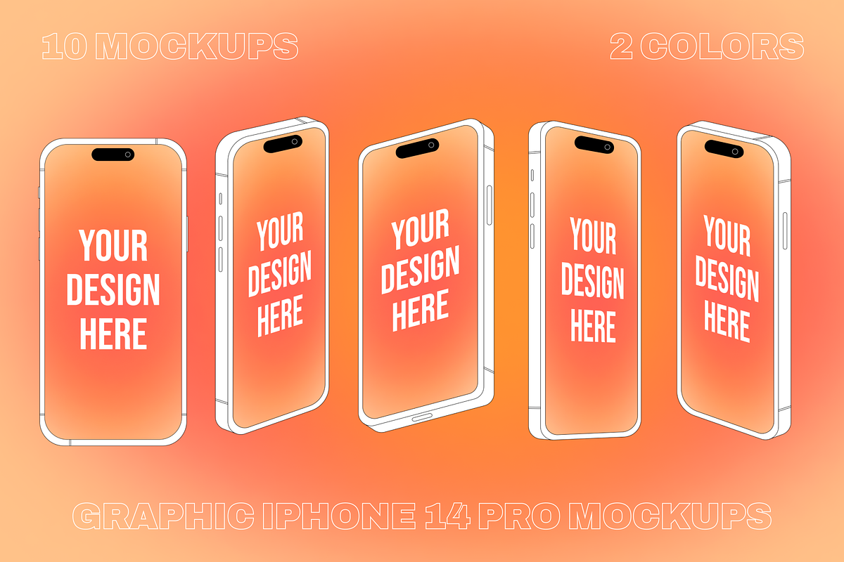 Mockup iPhone 16 Pro, an Illustration by VHC GRAPHICS (Photo 1 of 4)