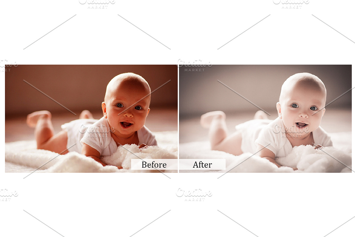 90 Newborn Photoshop Actions, an Action Add-On by DreamColor (Photo 5 of 5)