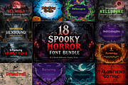 18 Spooky Horror Font Bundle, a Script Font by AN Productions (Thumbnail 1 of 48)