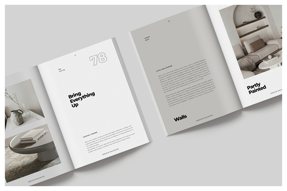 OREGIN Multipurpose Catalog, a Magazine Template by Arif Tri Ananta (Photo 4 of 14)