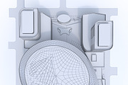 Warriors Arena Stadium, an Architecture 3D Model by 3DNUTS (Thumbnail 10 of 10)