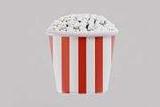 Popcorn buckets, an Object 3D Model by fahad121 (Thumbnail 3 of 6)