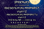 Spiderwick - Halloween Display Font, a Handwritten Font by Arendxstudio (Thumbnail 9 of 9)