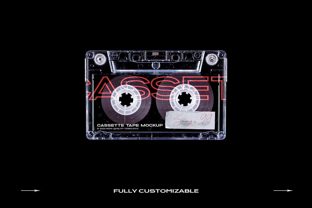 Cassette Tape Mockup Bundle Plastic, a Product Mockup by PrintPixel (Photo 9 of 29)