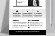 Corporate Flyer Template Layout, a Flyer Template by MightyDesign (Thumbnail 3 of 6)