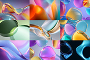 Abstract Liquid Glass Wallpapers, a Wallpaper Graphic by HipFonts (Thumbnail 10 of 10)
