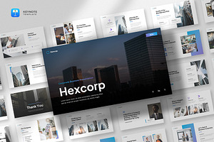 Corporate Business Keynote Template, a Presentation Template by fluffstudio