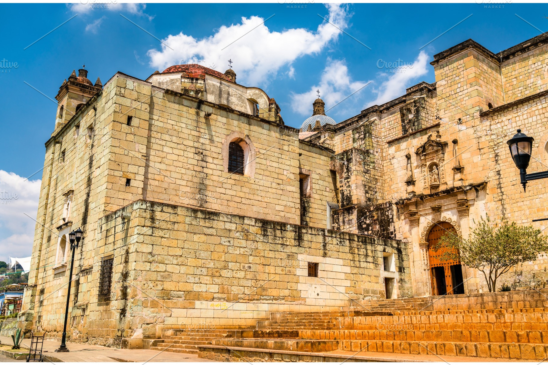 Church of santo domingo de guzman in stock photo containing mexico and oaxaca, an Architecture Photo by Leonid Andronov