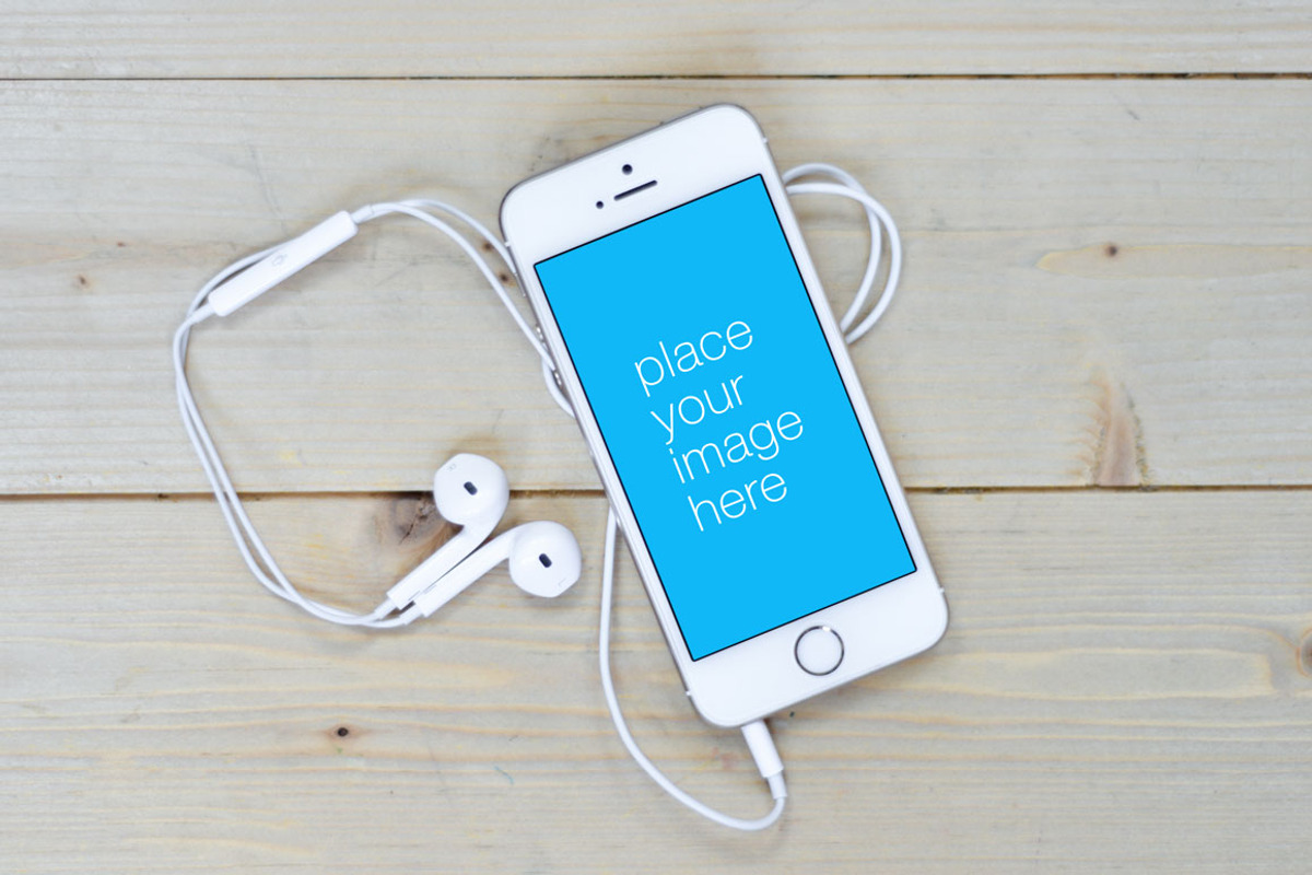 iPhone6 Mockup Template #3, an iPhone Mockup by Made by Mancie (Photo 1 of 3)