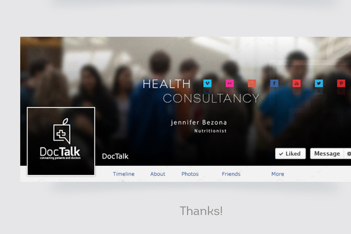 DocTalk, a Branding & Logo Template by Cre8iveSense (Photo 5 of 5)