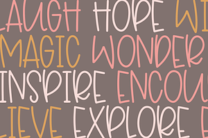 Sparkly Fun Handwritten Font