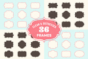 Vintage Frames & Badges, a Graphic by CojoMoxon (Thumbnail 1 of 7)