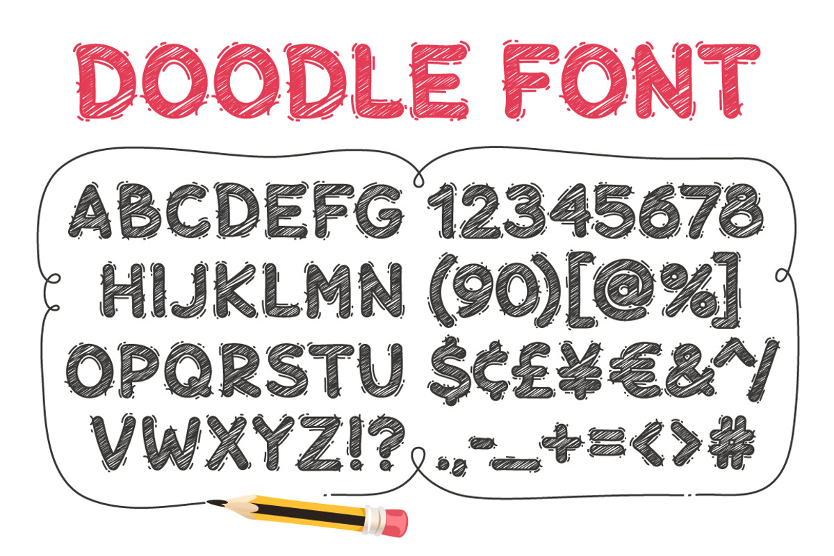 Cartoon Doodle Font