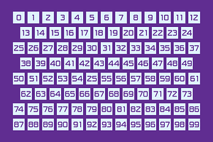 Numbers Style One Fonts