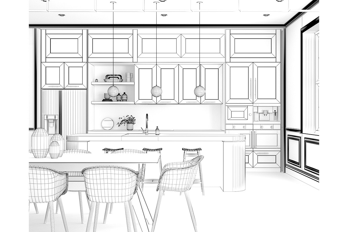 Contemporary Living - Tricorn Black, an Architecture 3D Model by 3DCargo (Photo 11 of 12)