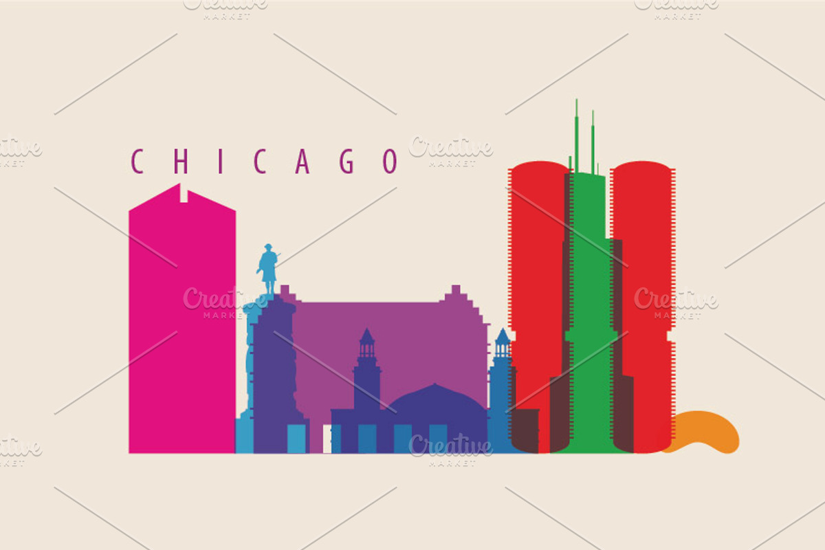 USA Cities Landmarks, an Illustration by IB (Photo 4 of 5)