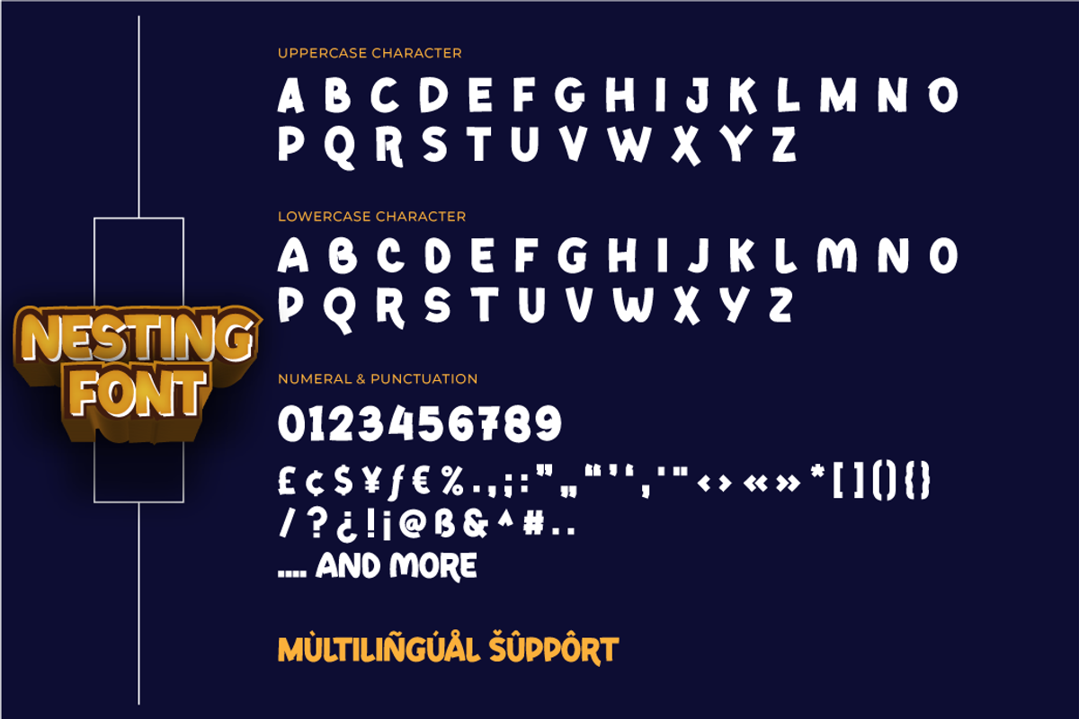Nesting Display Font, a Sans Serif Font by twinstd (Photo 5 of 10)