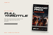 Gridlap – Racing Display Font, a Sans Serif Font by Yolk Vibes (Thumbnail 3 of 6)