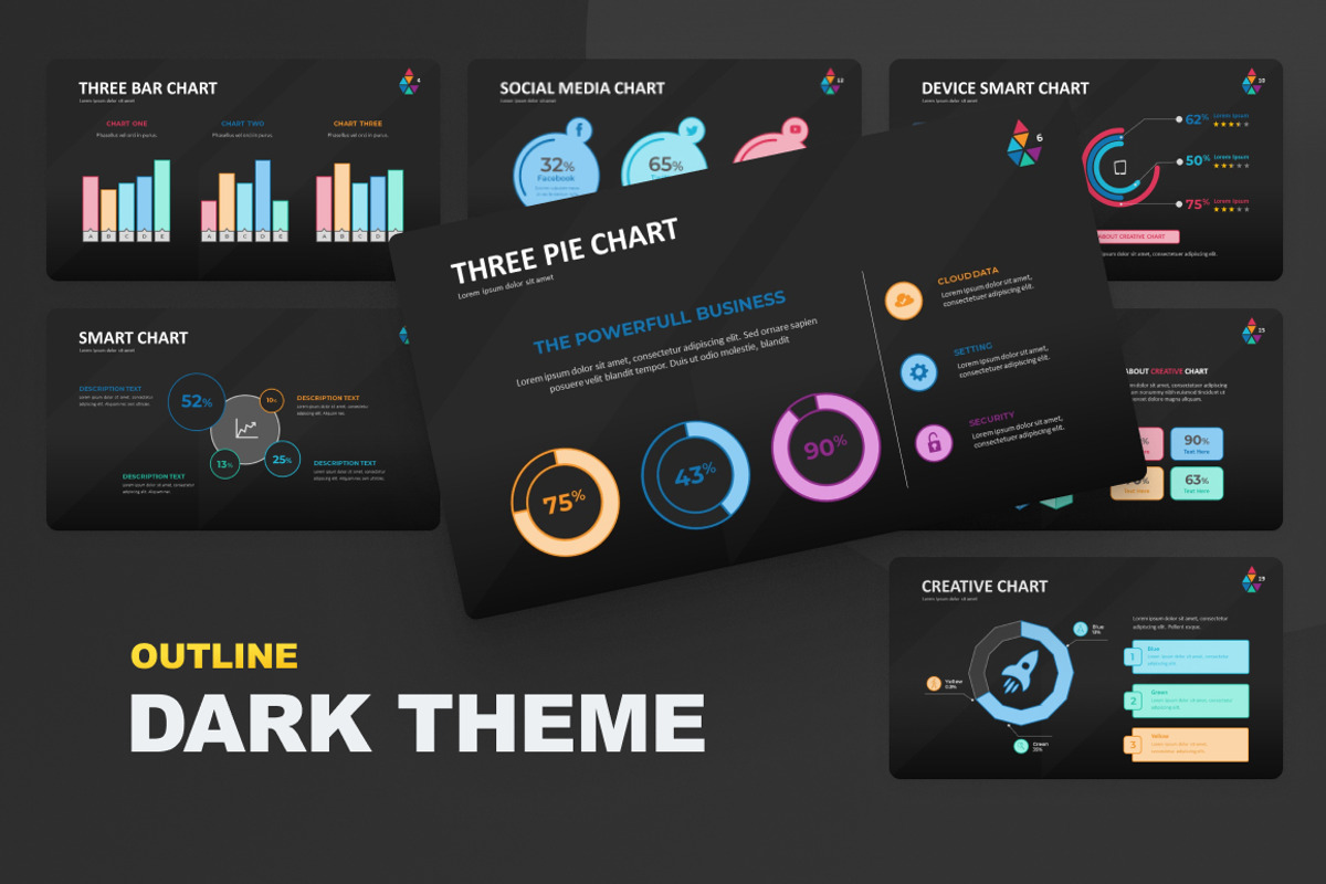 Smart Chart Infographic Powerpoint, a Presentation Template by Brandearth RRGraph (Photo 14 of 15)