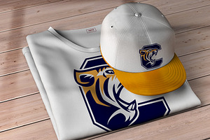 Letter C - Tiger Head