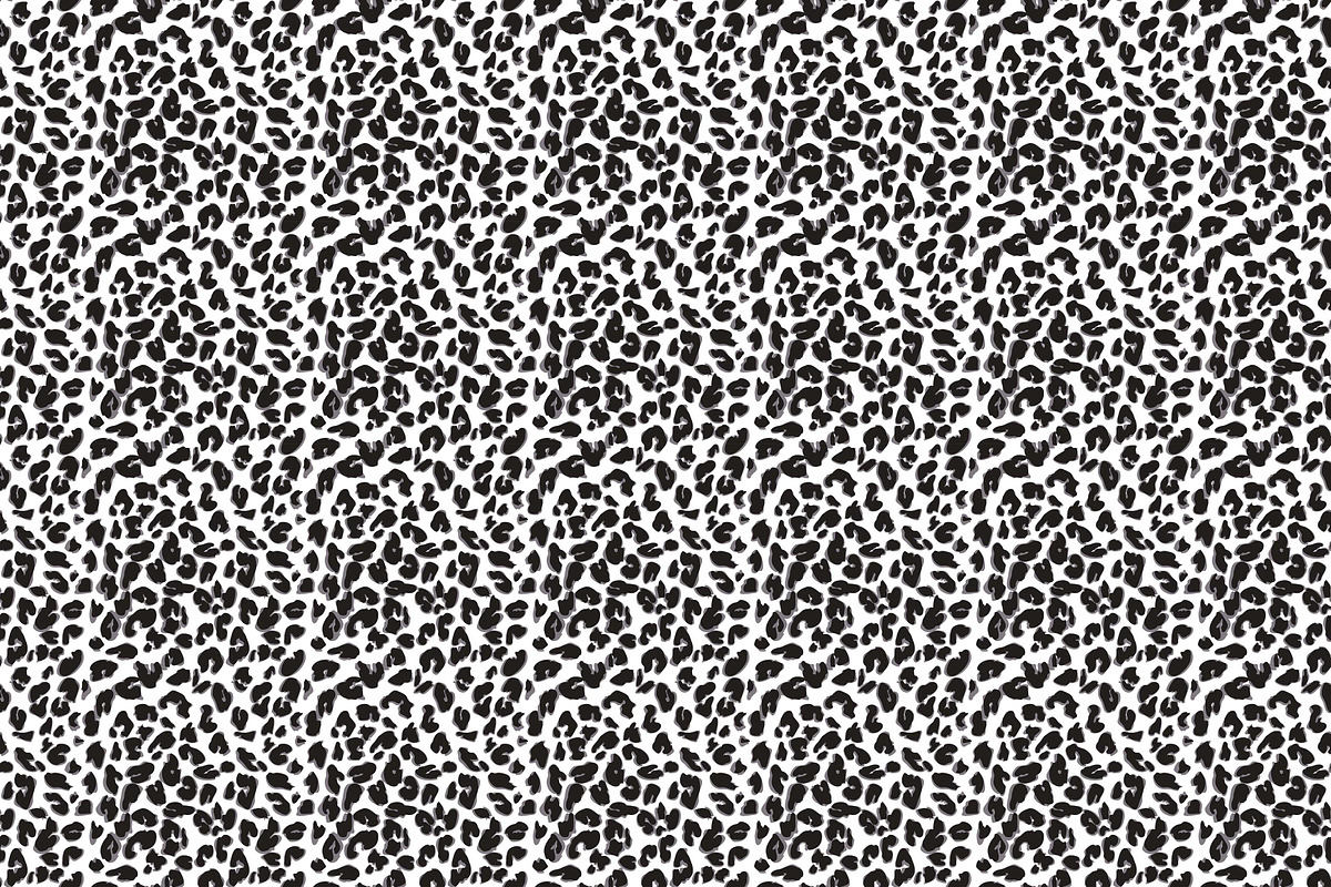 Black and White Cheetah Animal Skin, a Pattern Graphic by AAN Seamless Shop (Photo 1 of 4)