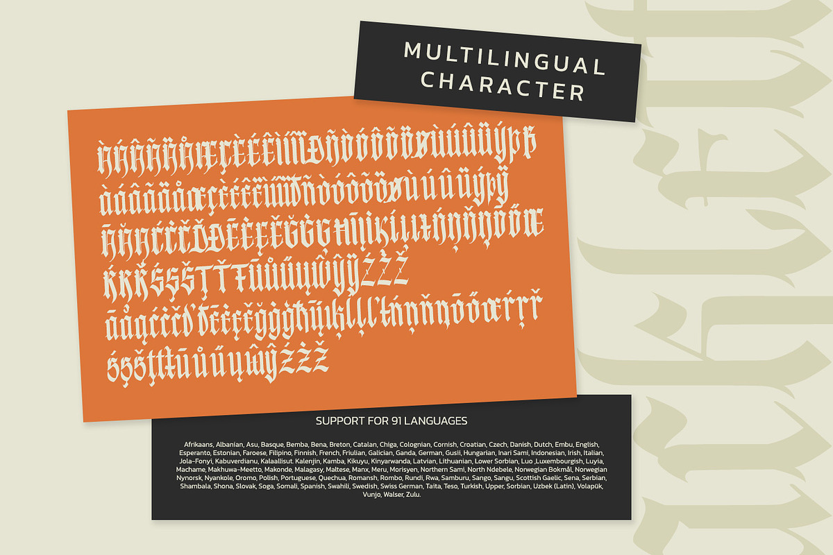 Blacktones, a Blackletter Font by Vintage Division (Photo 10 of 10)