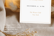Christmas Invitation Mockup 5x7 In, an Advertising Mockup by Serenefeeling (Thumbnail 4 of 7)