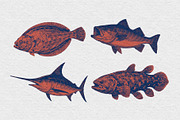 Vintage Fish Engraving, an Animal Illustration by Kaizla03 (Thumbnail 2 of 7)