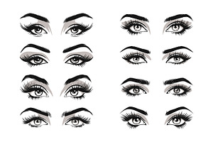 Vector Women's Eye., an Object Graphic by Gomolach