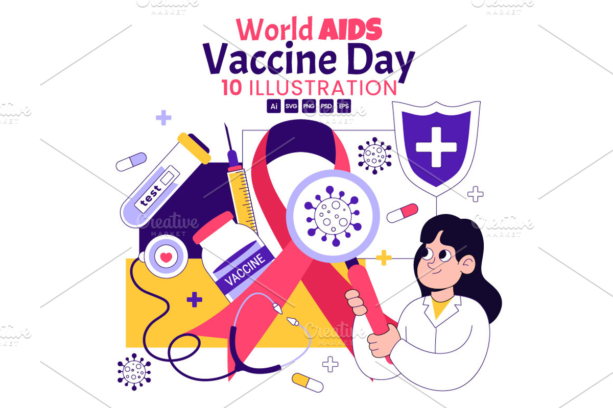 10 World AIDS Vaccine Day, a Healthcare Illustration by denayunebgt (Photo 1 of 4)