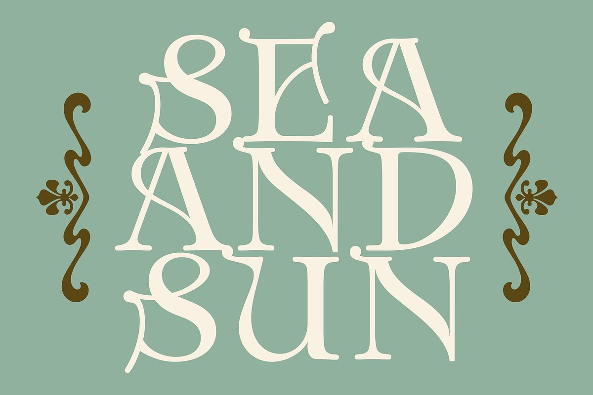 Beautiful Amsterdam Art Deco fonts preview 6