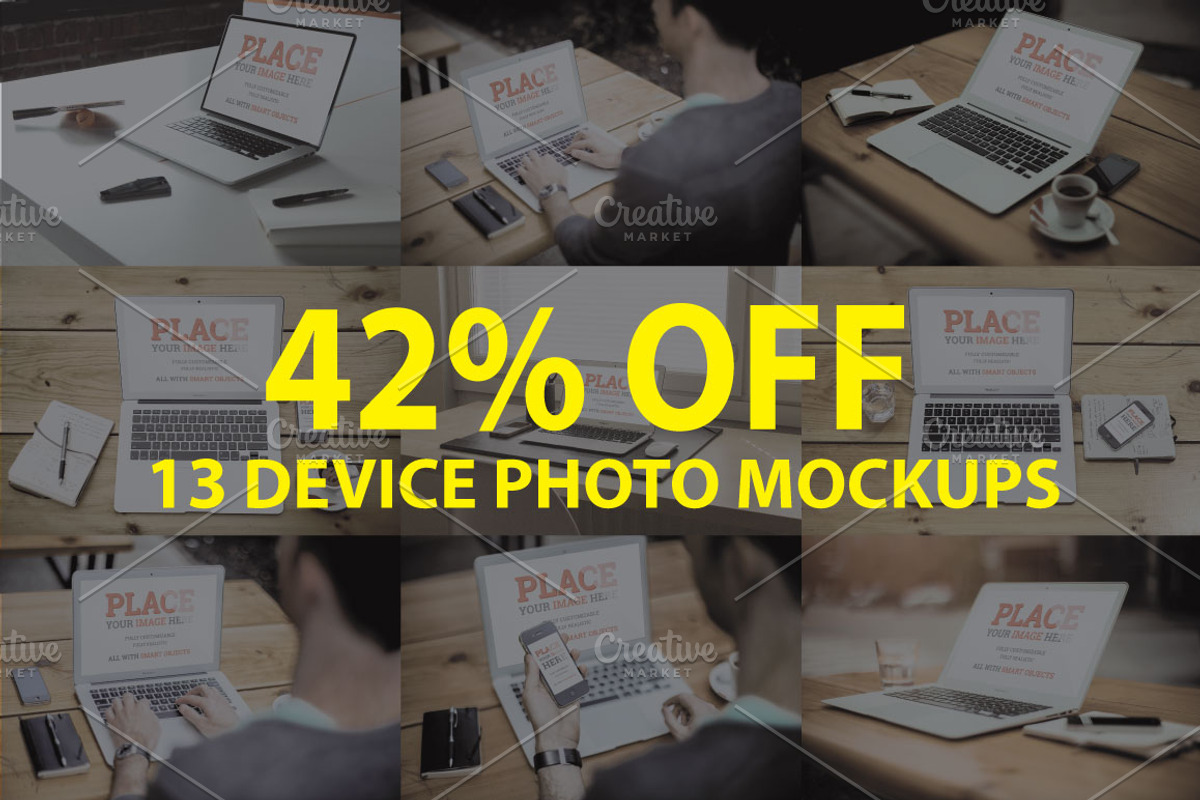 42% Offer Limited Website Mock Up, a Books & Magazine Mockup by Pentaclay (Photo 3 of 5)