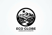 60 Eco Globe Landscape Silhouette, a Technology Illustration by Amazin_art (Thumbnail 4 of 49)