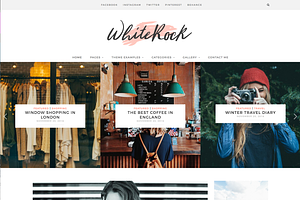 WhiteRock - Minimal WordPress Theme