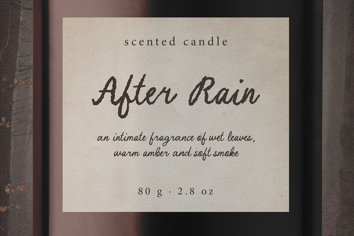 The Quiet Season Vintage Script Font, a Handwritten Font by Cute Atelier (Photo 9 of 9)