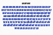 Sidekick Caps, a Handwritten Font by deadlock studio (Thumbnail 8 of 9)