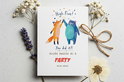 Cat and Animals Funny Birthday PNG, a Graphic by GlitterCraft (Thumbnail 50 of 101)