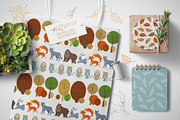 Autumn Woodland Seamless Patterns, a Pattern Graphic by MaljukArt (Thumbnail 3 of 14)