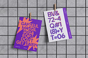Montaroza – Rough Texture Geometric, a Sans Serif Font by Casloop Studio (Thumbnail 2 of 10)