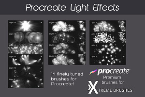 Procreate Light Brushes Bundle!